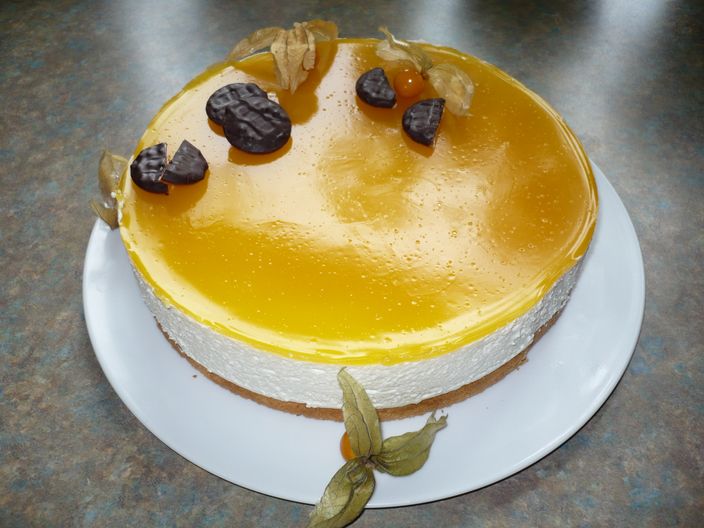 Maracuja-Quark-Torte