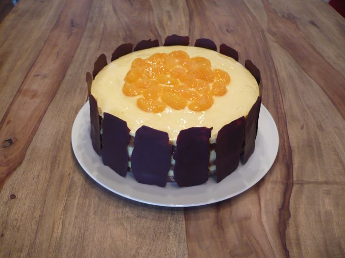 Orangen-Creme-Torte