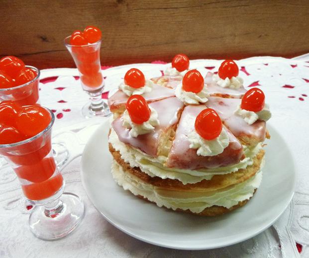 Holländische Kirschtorte im Mini-Format