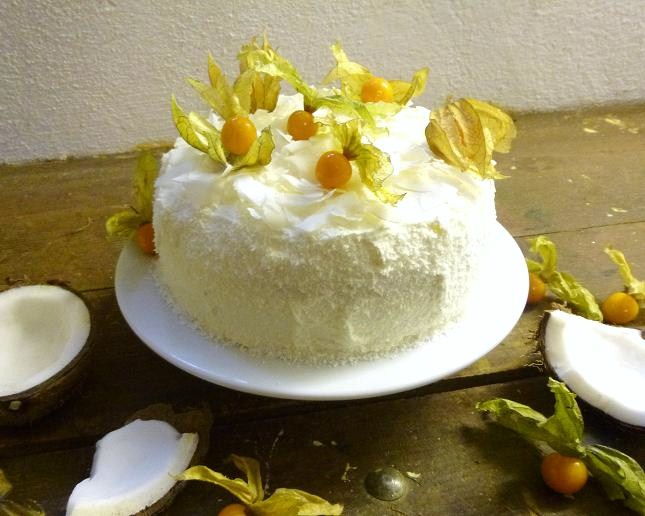 Kokos-Sahne-Torte