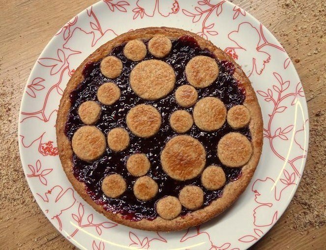 Linzer Torte im Retro-Look