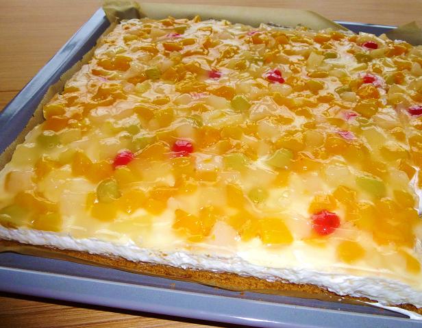 Milchreis-Fruchtschnitten