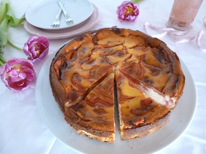 Rhabarber-Cheesecake