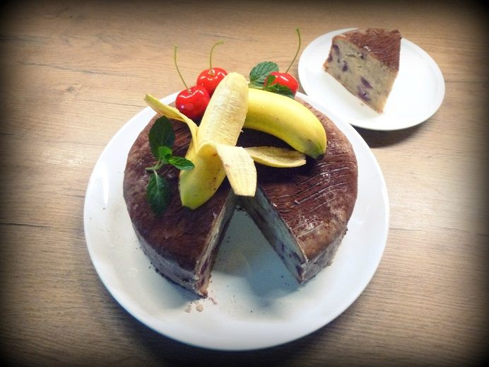 Bananen-Kirsch-Kuchen