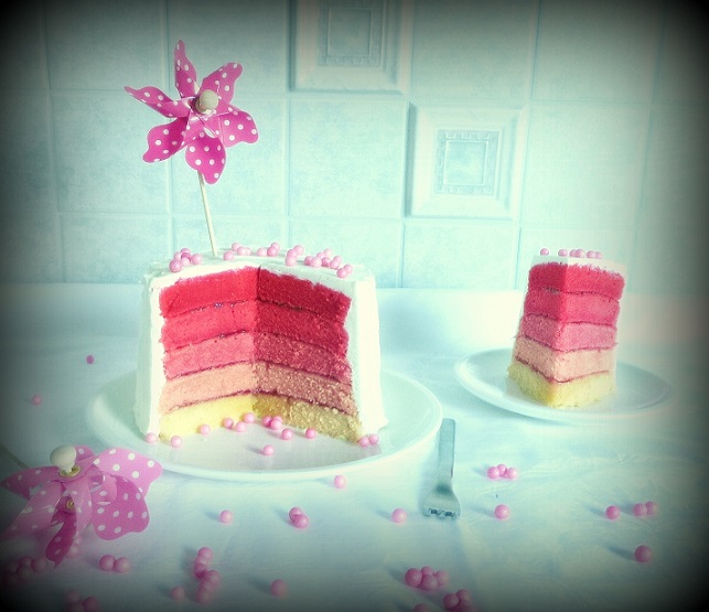 Pink Ombre Cake