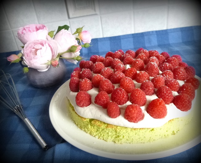 Himbeer-Pistazien-Torte