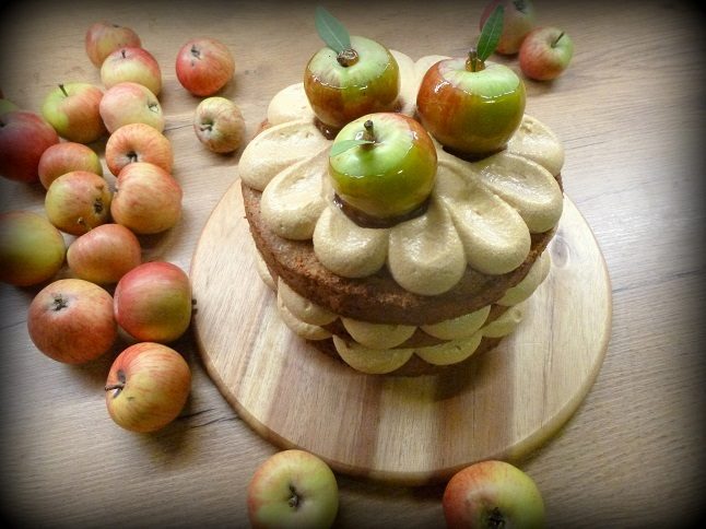 Toffee-Apfel-Torte