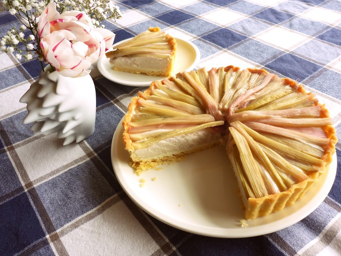 Rhabarber-Marzipan-Tarte
