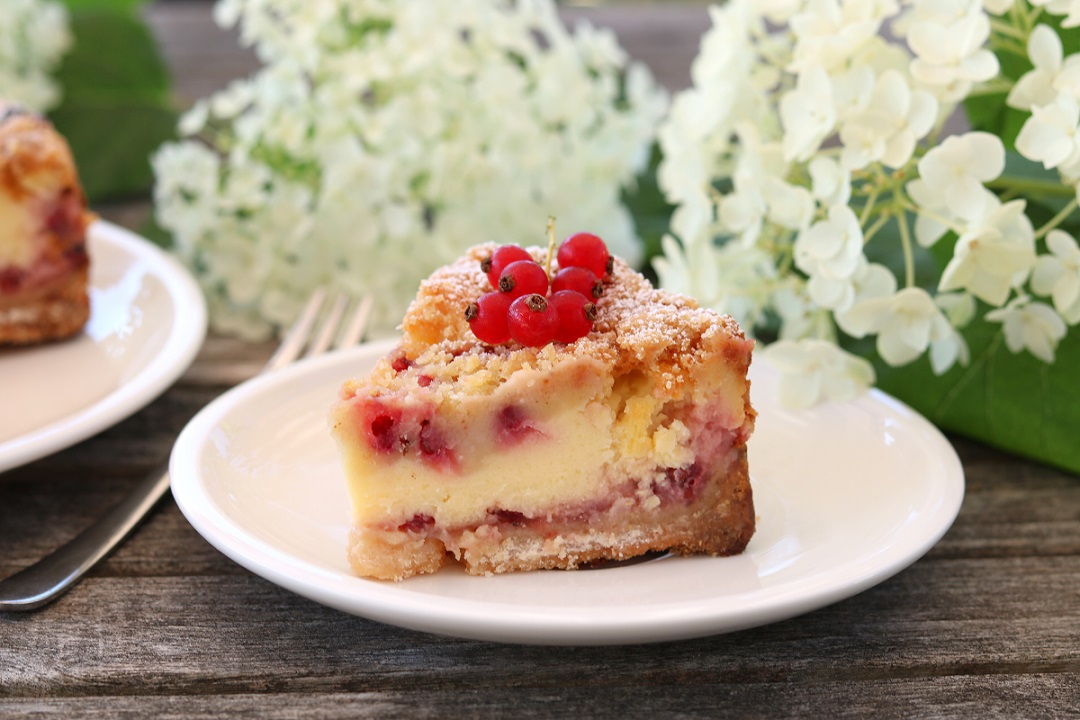 Johannisbeer-Streusel-Käsekuchen