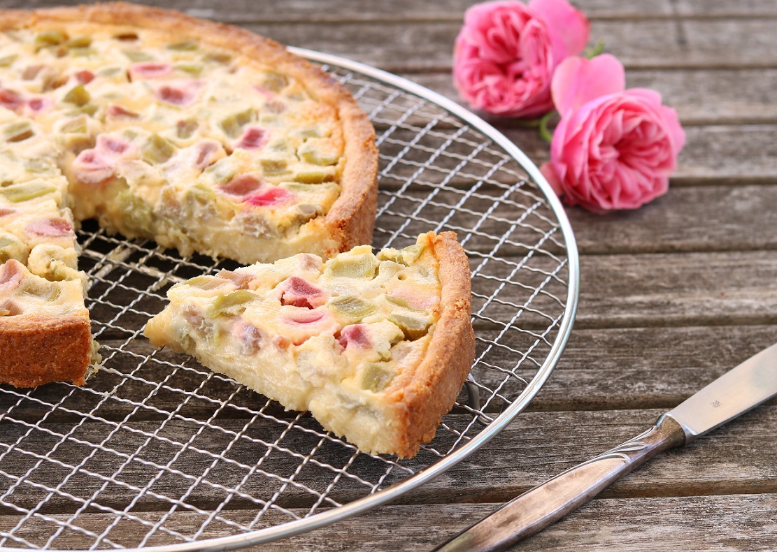 Rhabarber-Marzipan-Tarte