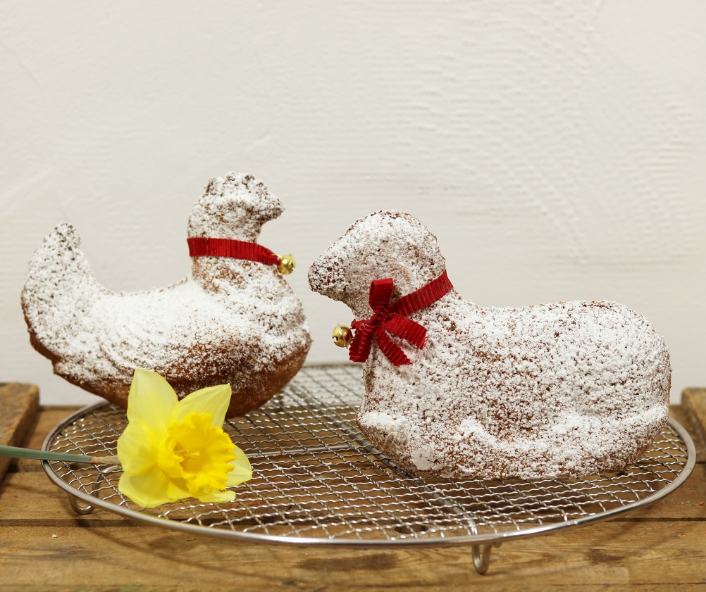Osterlamm und Osterhenne