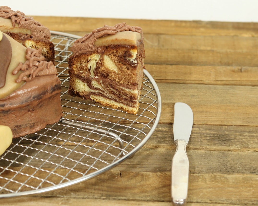 Marmorkuchen im Faultierdesign