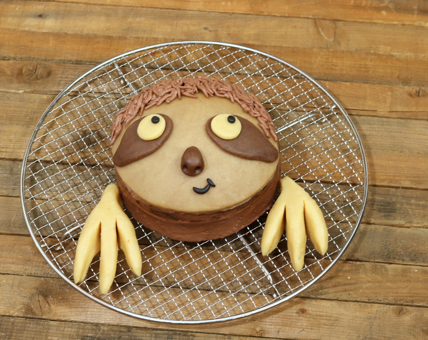 Marmorkuchen im Faultierdesign