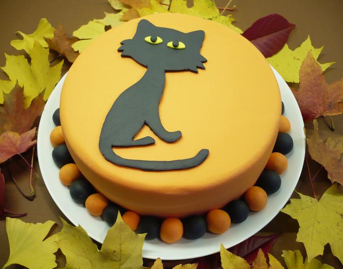 Halloweentorte 2012: "Black Cat"