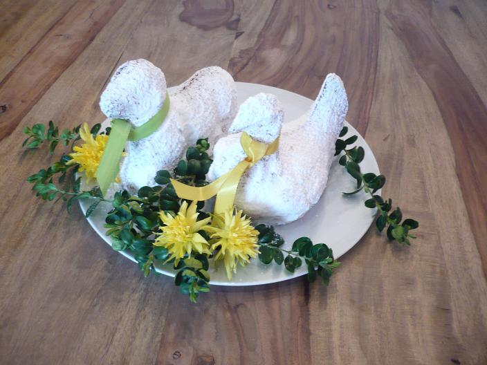 Osterlamm und Osterhenne