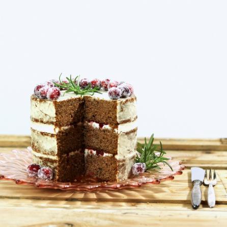 Cranberry Layer Cake