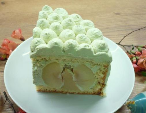Apfel-Matcha-Torte