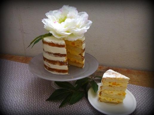 Vanille-Pfirsich-Torte