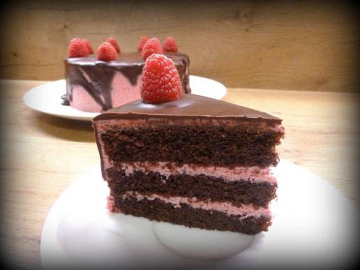 Schokoladen-Himbeer-Torte